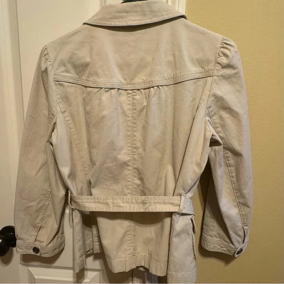 Anne Taylor Loft Khaki Women’s Button Down Jacket Sz M - Picture 9 of 11